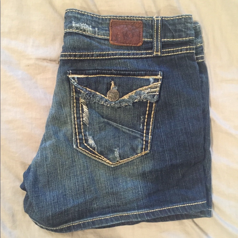BKE denim shorts